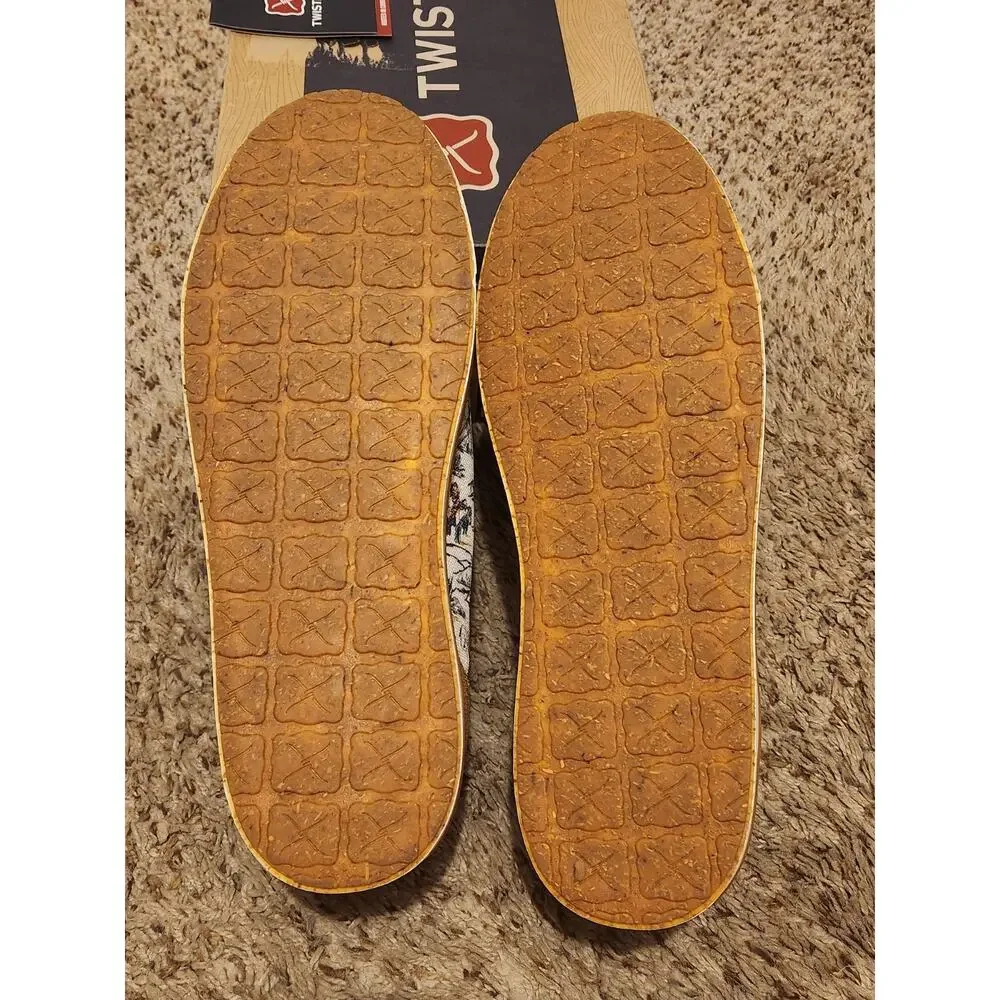Hooey Twisted X Casual Shoe Men's Slip-On Loaferer Ivory Turquoise, Size 11.5m